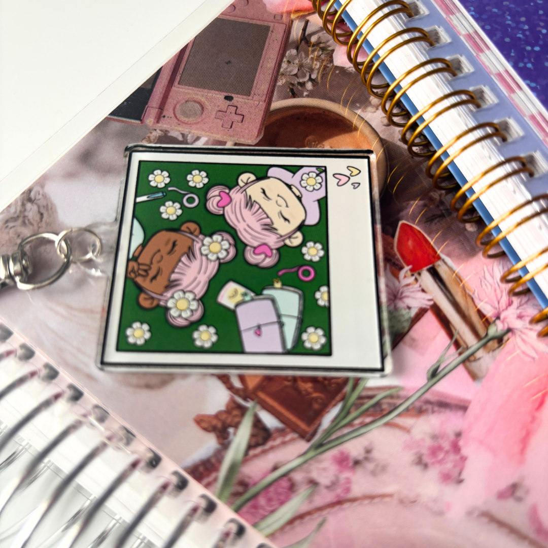 Planner Friend Polaroid Picture|  Acrylic Charm