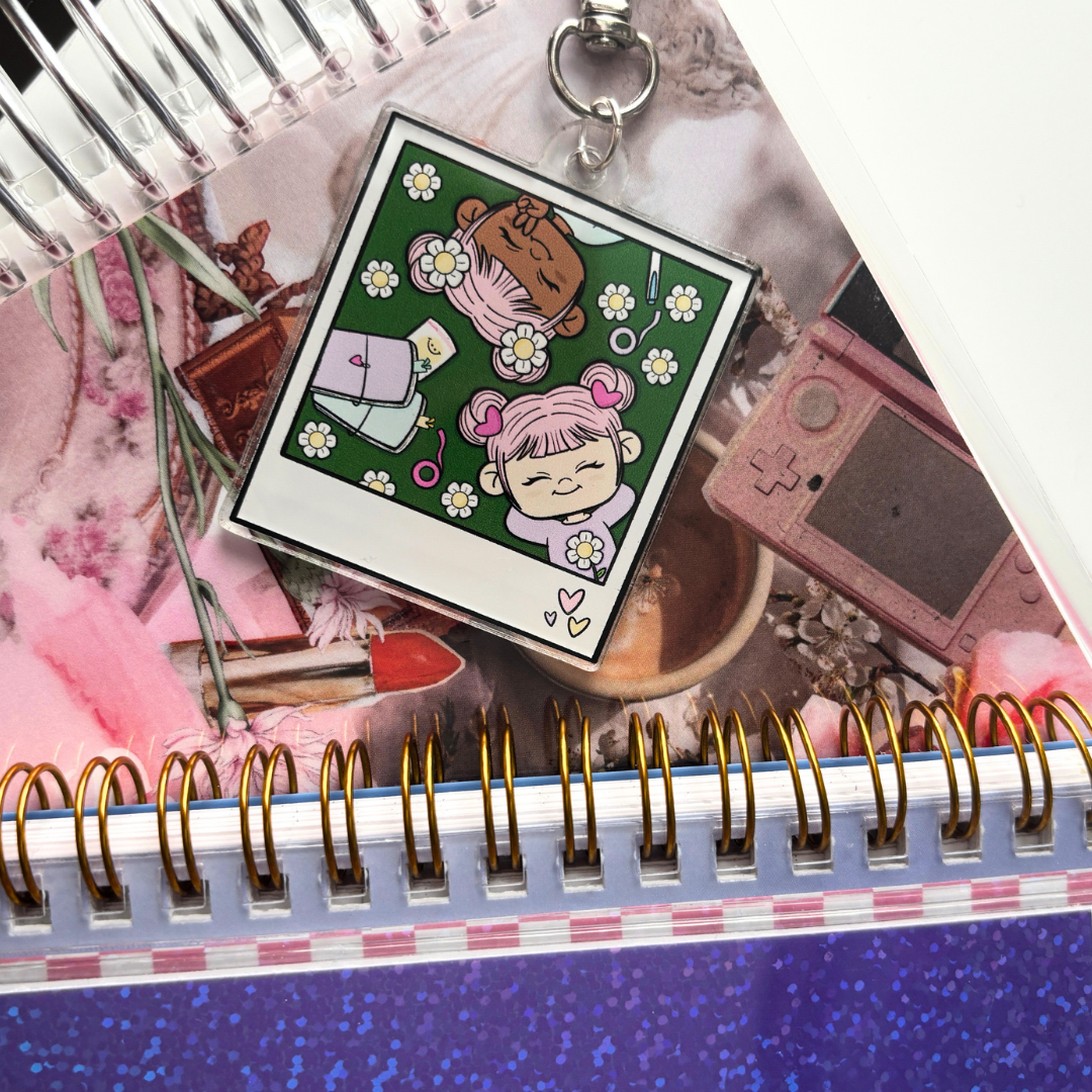 Planner Friend Polaroid Picture|  Acrylic Charm