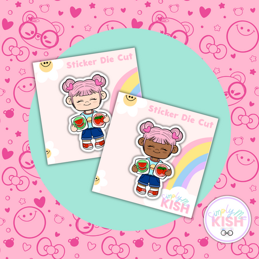 Kenny Loves Stickers | Character Doodles | Sticker Die Cut