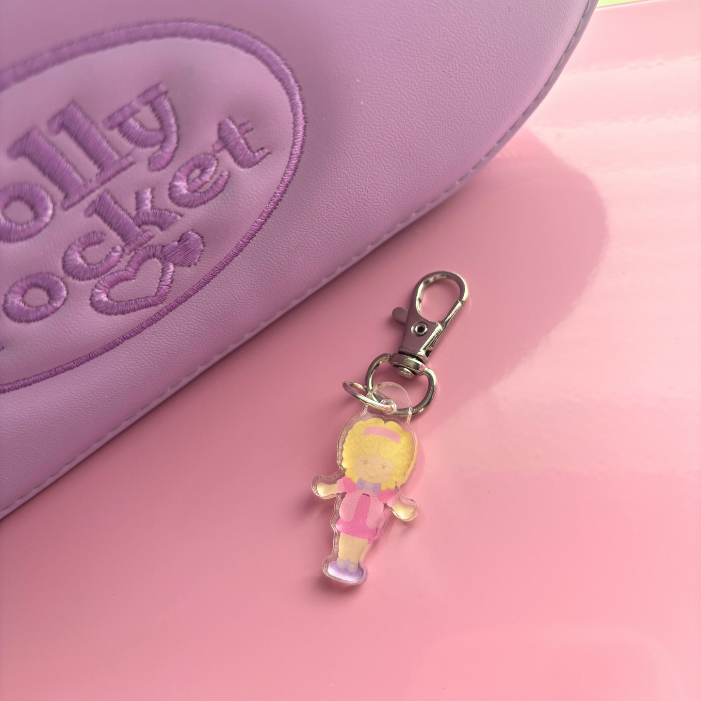 The Tiny World of Polly Pocket Acrylic Charm