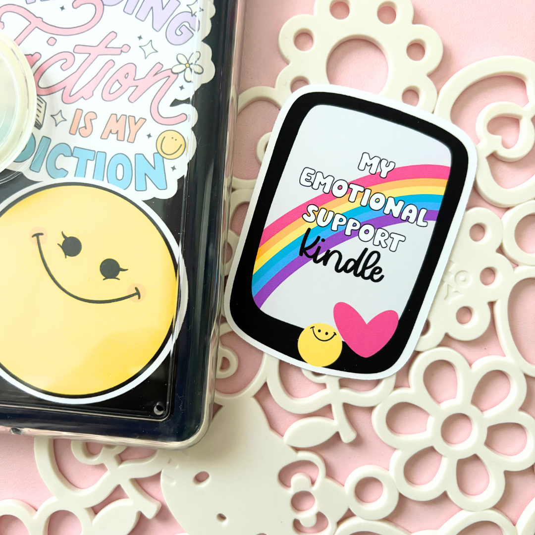 My Emotional Support Kindle | Sticker Die Cut