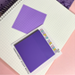 Purple Transparent Sticky Notes | Size 3x3
