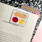 Crackers & Pepperoni Kawaii Lunchees | Magnetic Bookmark