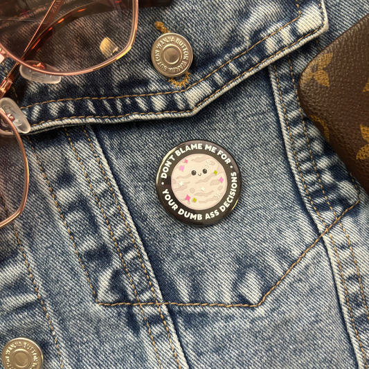 Mercury Retrograde| Badge|  Pin Back Button