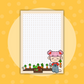 Farmville Grid | A5| Full Page Sticker