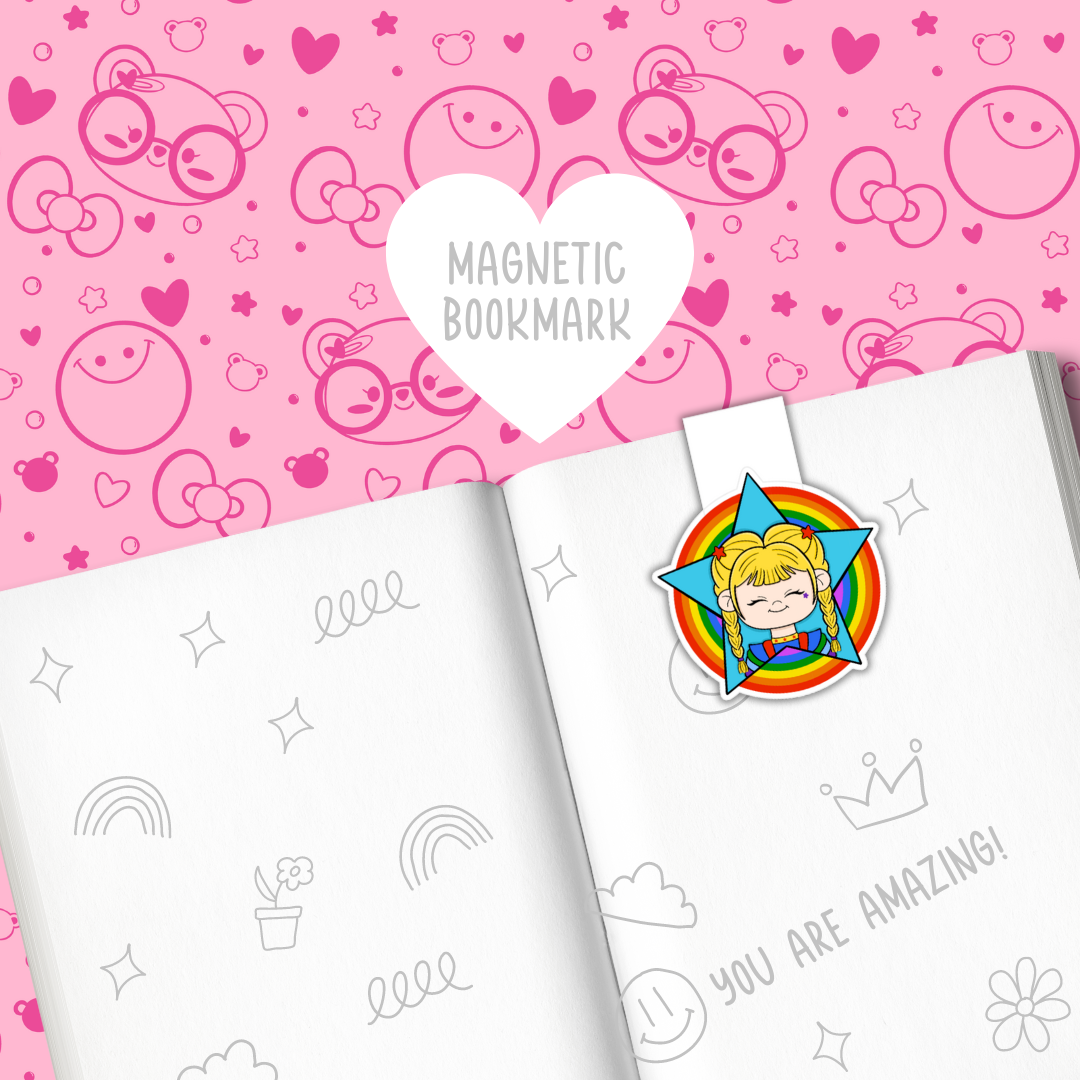 Rainbow Girl Wisp | Magnetic Bookmark
