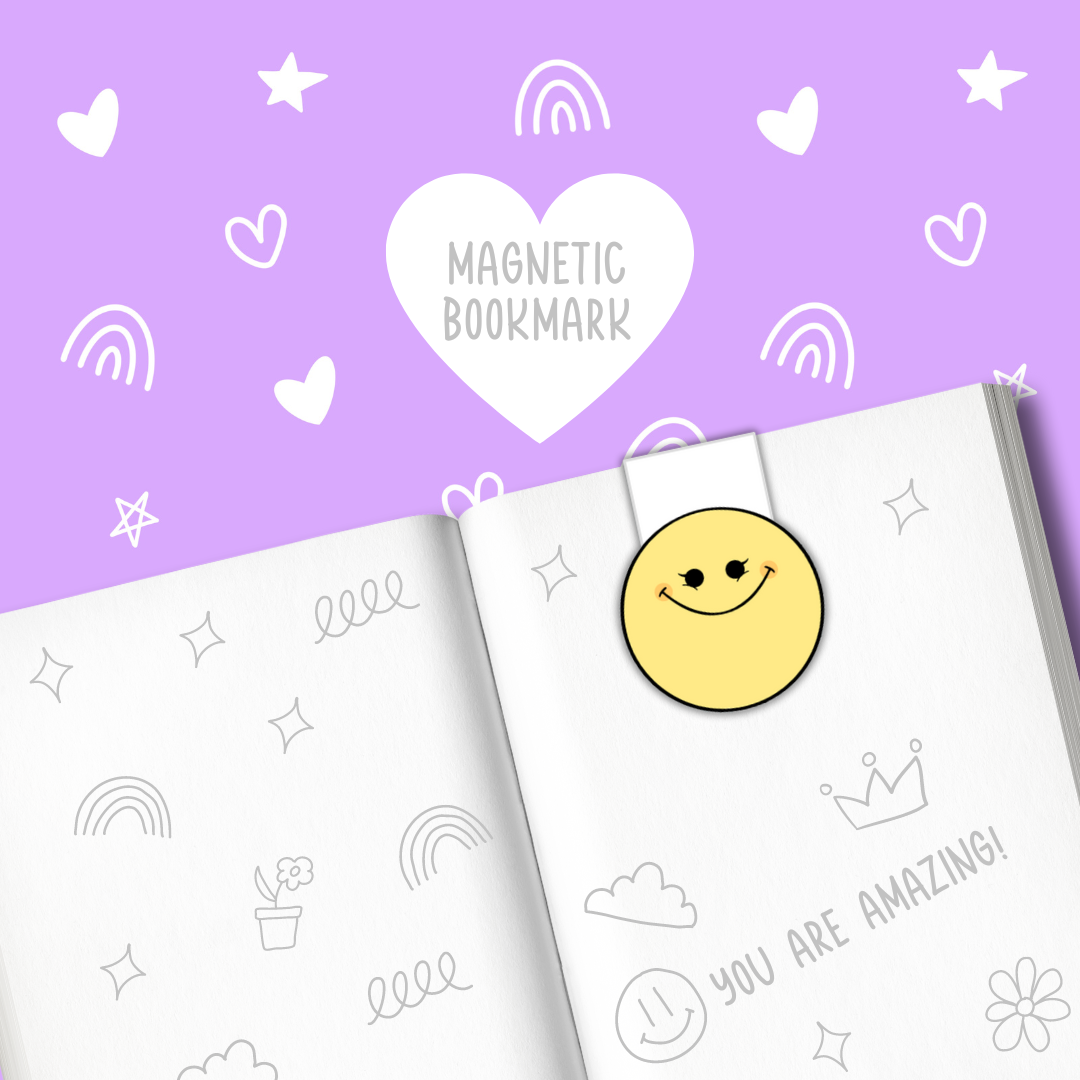 Miss Happee|  Magnetic Bookmark