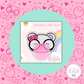 Bubble Gum Emma Bear | Sticker Die Cut