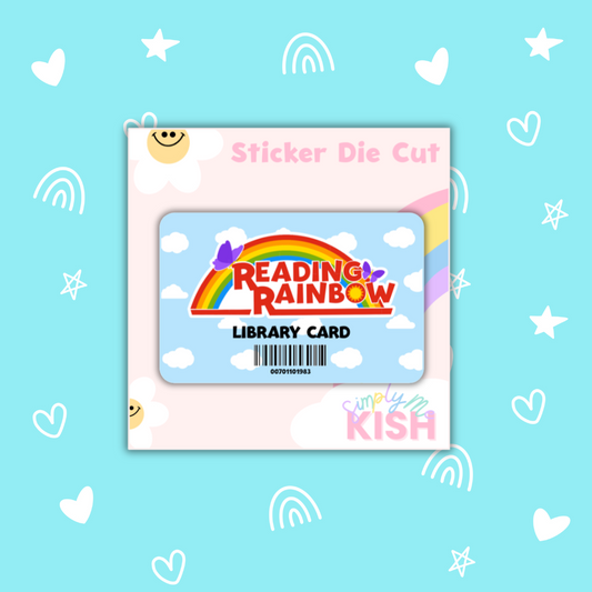 Reading Rainbow | Sticker Die Cut