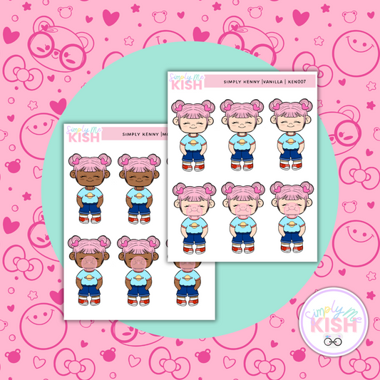 Simply Kenny Decorative | Character Doodles | Sticker Sheet