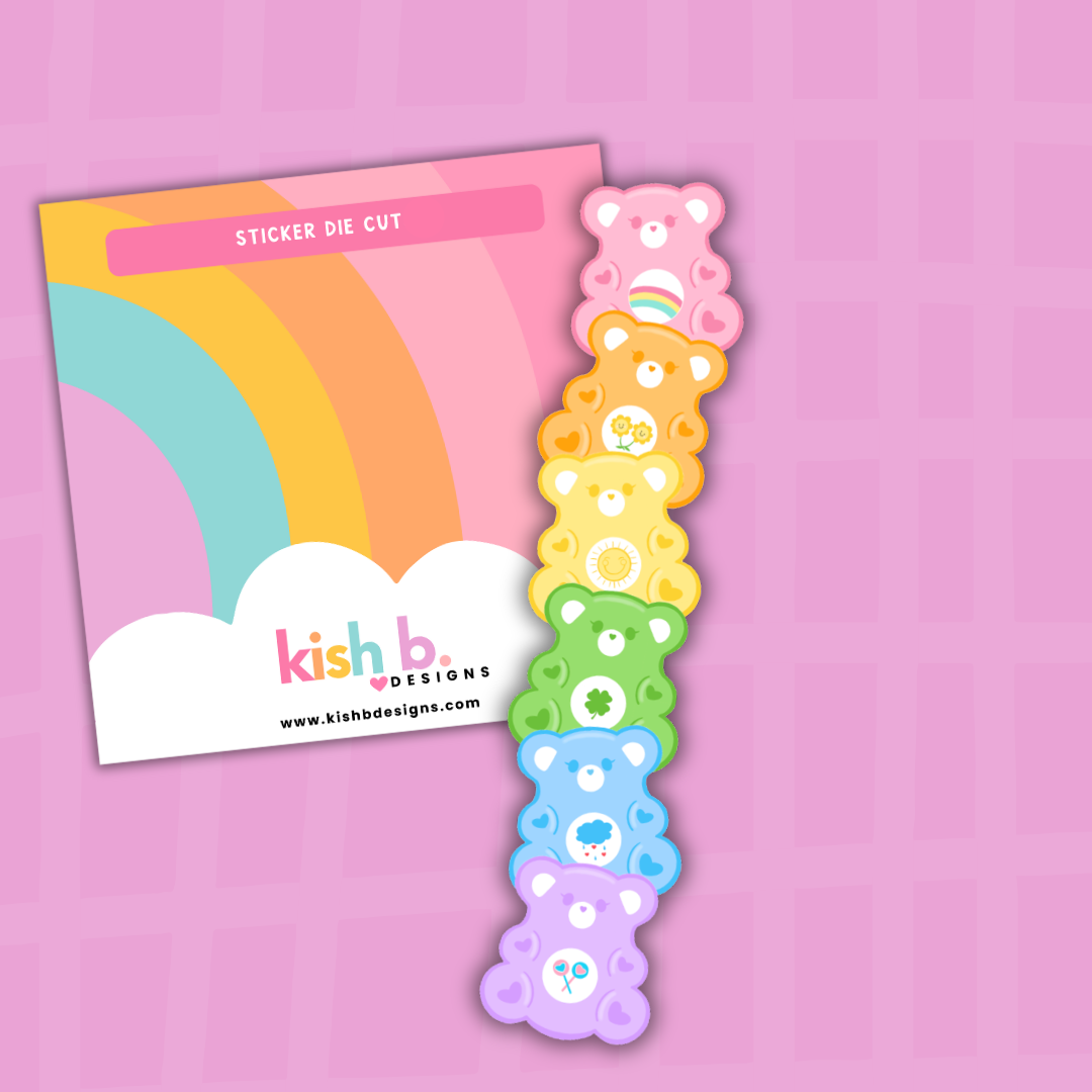 Gummy Bear Stacked| Sticker Die Cut