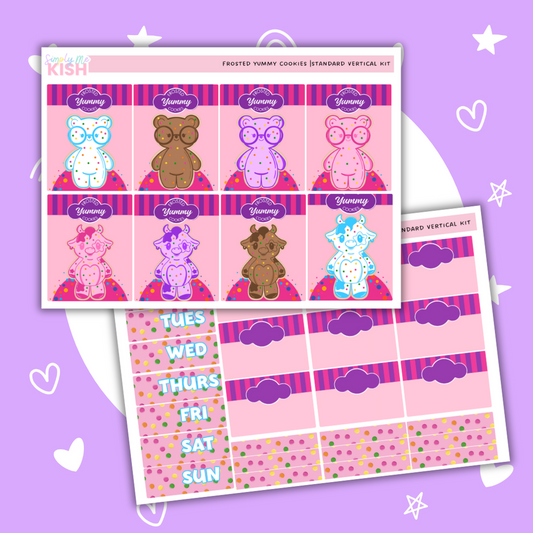 Frosted Yummy Cookies  |  Standard Vertical | Sticker Kit