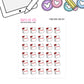 TJ Maxx Shopping Bag Doodle Icon Stickers