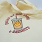 Fueled By Iced Coffee & Anxiety | Canvas Tote