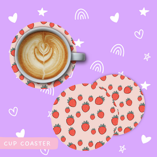 Strawberry| Cup Coaster