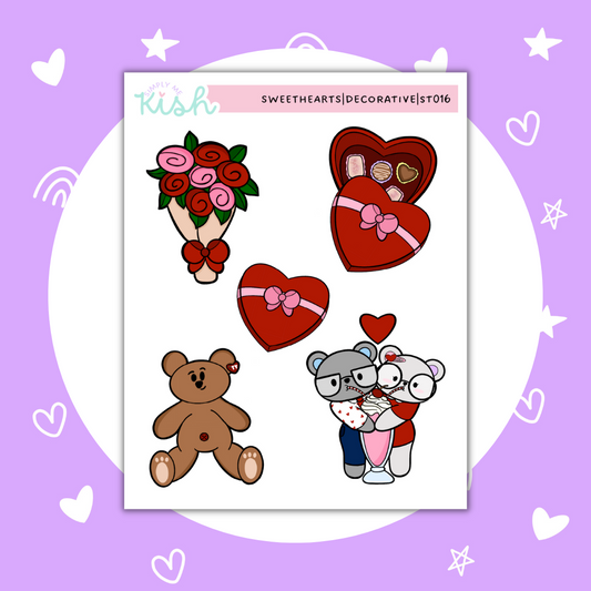 Sweet Hearts Valentine | Decorative Stickers