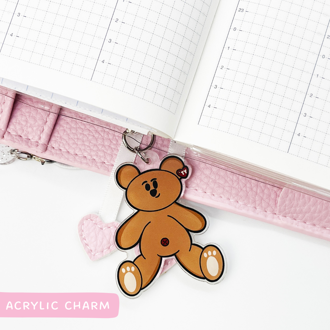 Teddy Bear Plushie | Acrylic Charm