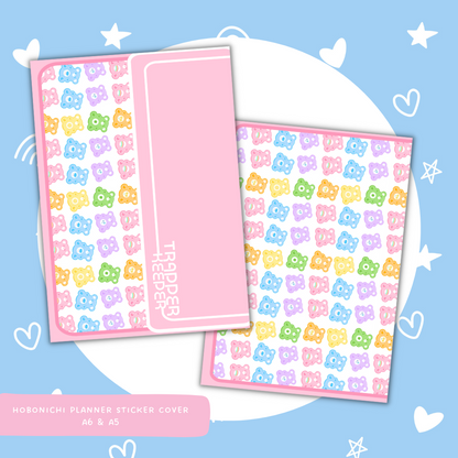 Gummy Care Bear| Hobonichi Planner Sticker Cover| A6 & A5