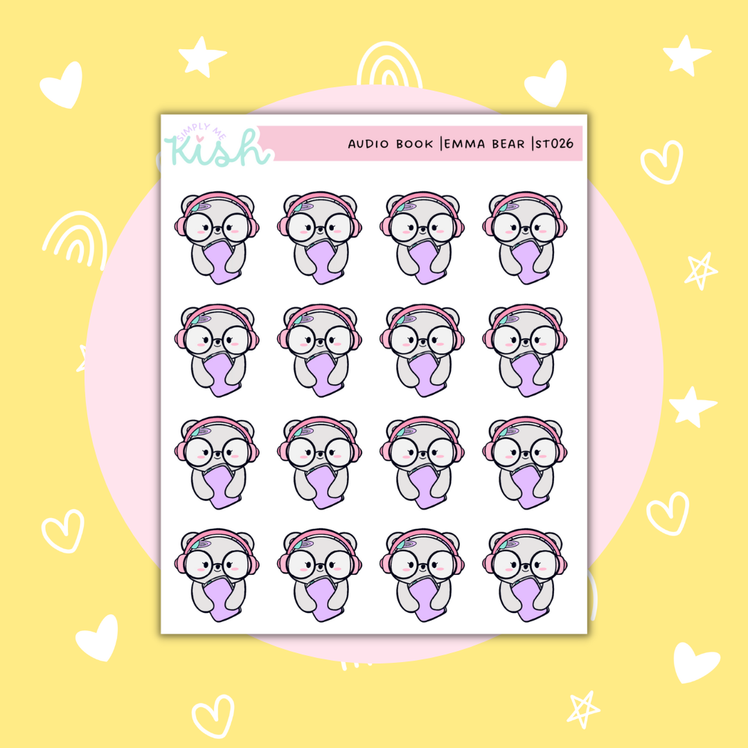 Audio Book | Emma Bear| Functional Stickers