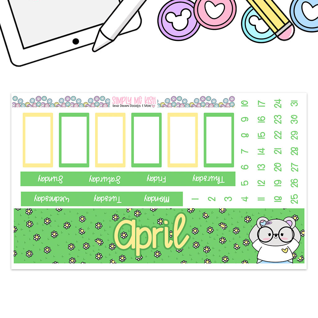 April Hobo Cousin Monthly Kit (A5)