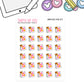 Dunkin Shopping Bag Doodle Icon Stickers