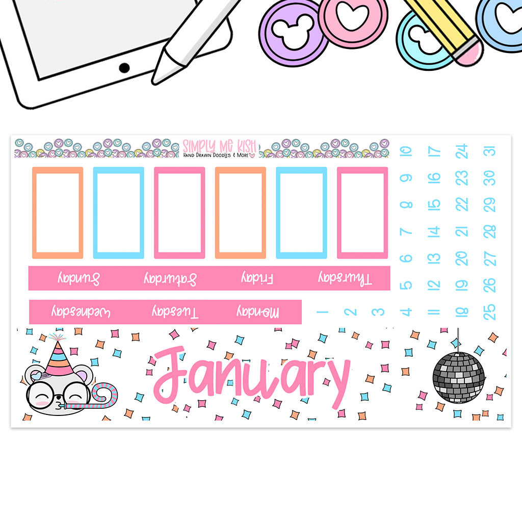 January Hobo Cousin Monthly Kit (A5)